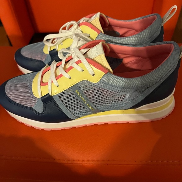 Gently worn Michael Kors Dash Trainer Small Net Mesh Sneakers - Picture 9 of 12